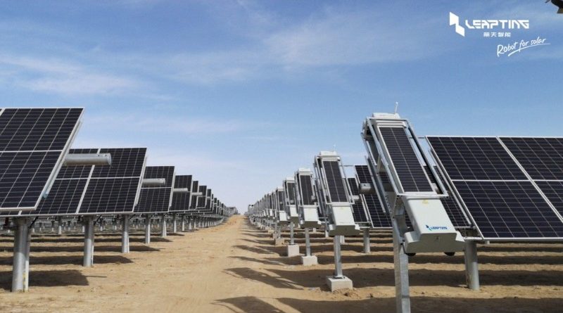 LEAPTING and ReNew Power Partner on 1+ GW Solar Cleaning Robot Deployment in India